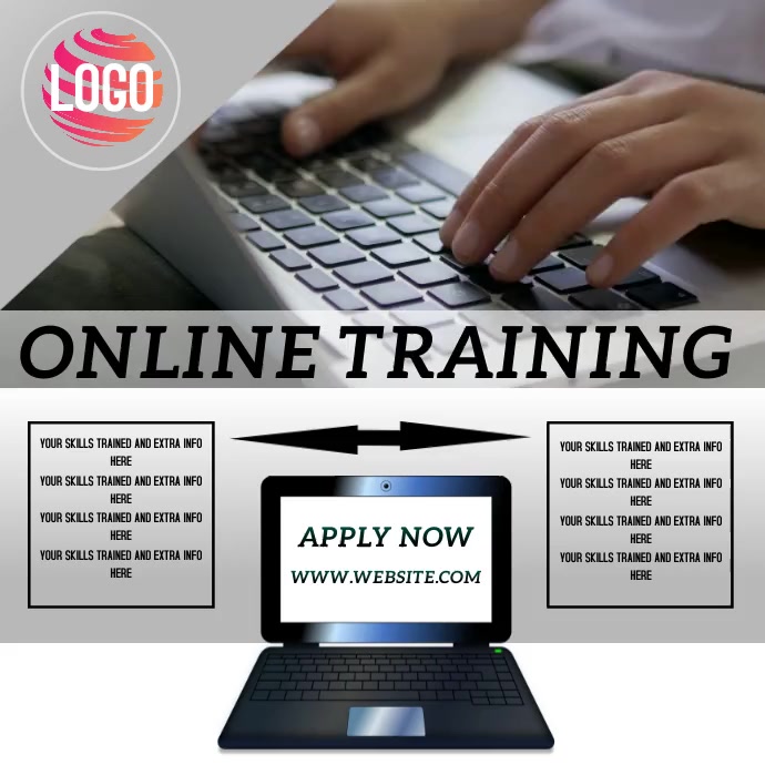 Copy of ONLINE TRAINING AD TEMPLATE | PosterMyWall