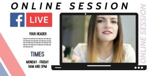 Blanco Online Session Facebook Shared Image Template
