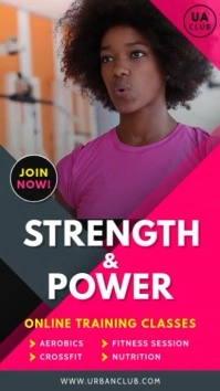 Online Trainning Classes Instagram Stor template