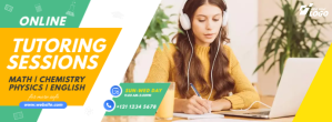 Bianco Online Tutoring Sessions Facebook-coverfoto Template