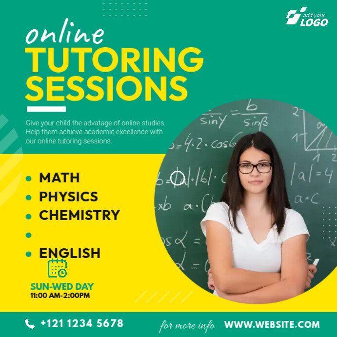 Online Tuition Instagram Post Template | PosterMyWall