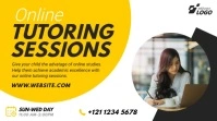 Online Tutor Ad Twitter Post template