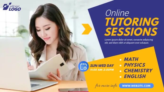Adds For Tutorial Online Tutor Ad Template | PosterMyWall