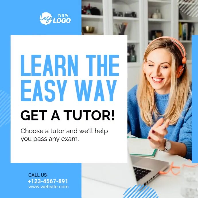 Online Tutor Ad Template | PosterMyWall