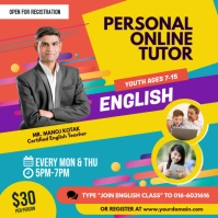 Online Tutor Class Instagram Post