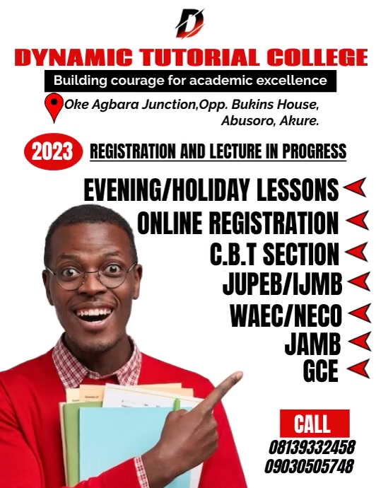 Tutorial College Class Online Tutorial college flyer Template | PosterMyWall
