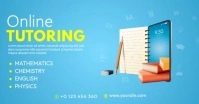 Online Tutoring Ad ภาพที่แชร์บน Facebook template