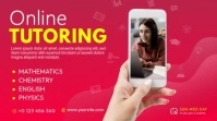 Online Tutoring Ad Twitter Post template