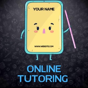 ONLINE TUTORING AD SOCIAL MEDIA TEMPLATE Logótipo