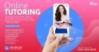 Online Tutoring Ad Template Facebook Shared Image