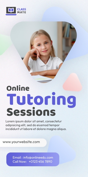 Online Tutoring Ads Template | PosterMyWall