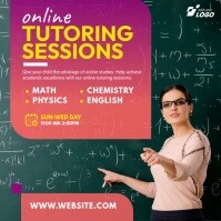 Online Tutoring Instagram Post Template | PosterMyWall