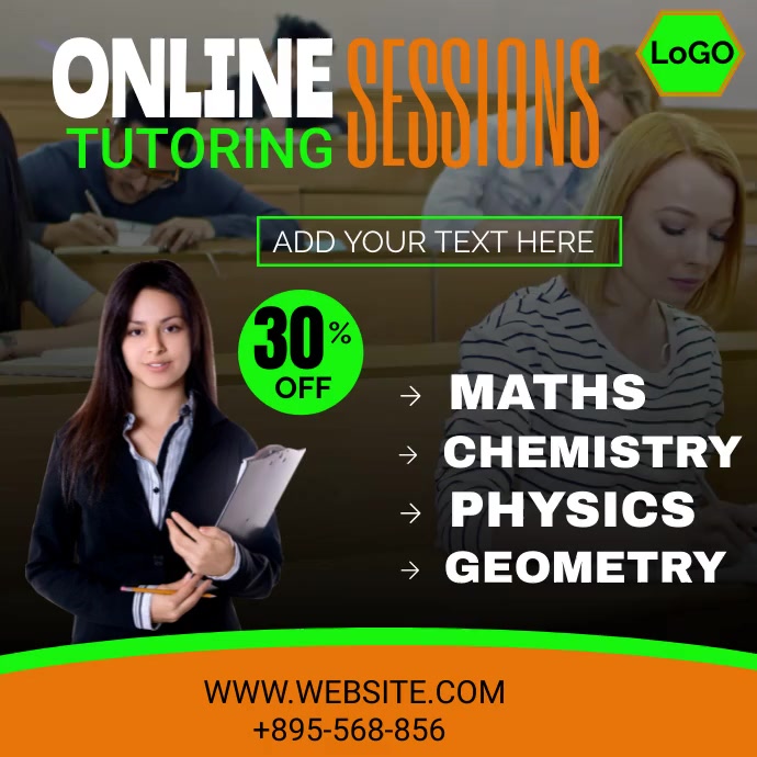 Tutor Copy Copy of online tutoring classes | PosterMyWall