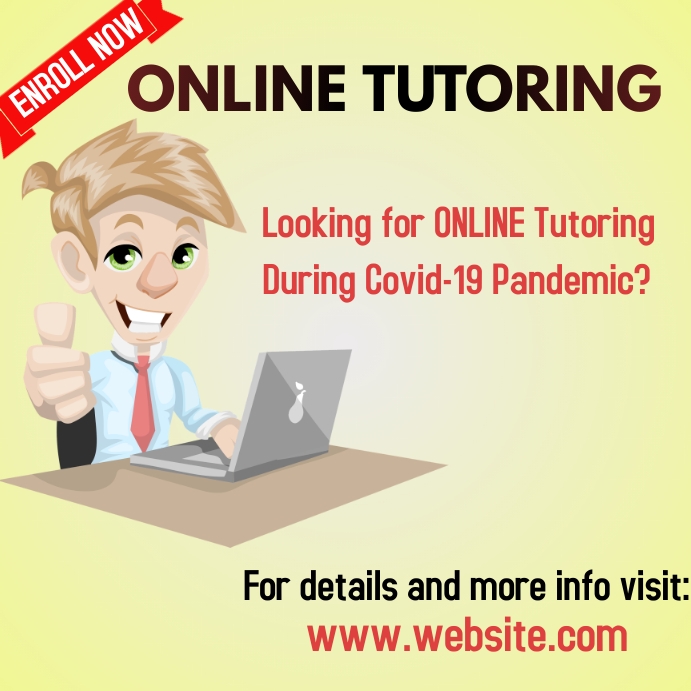 Online tutoring Template | PosterMyWall