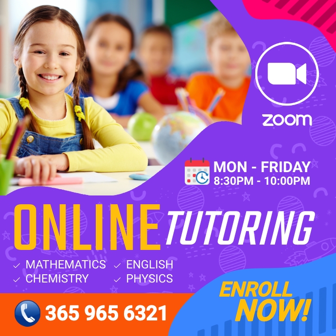 Online Tutoring Instagram Post Template | PosterMyWall