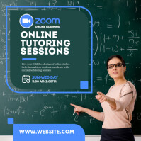 Tutorial Class Posts Online Tutor Class Instagram Post Template | PosterMyWall