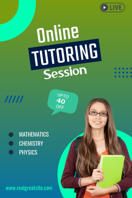 Online tutoring poster templete Template | PosterMyWall
