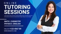 Online Tutoring Session Banner Ad Цифровой дисплей (16 : 9) template