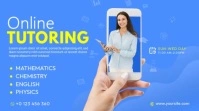 Online Tutoring Sessions Ad Twitter Post template