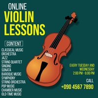 Lesson Flyer Viola 1,270+ violin lesson Customizable Design Templates | PosterMyWall