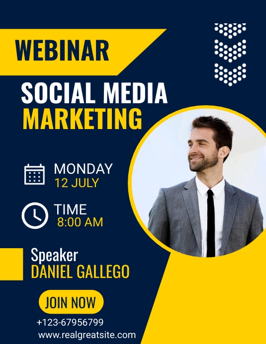 online webinar flyer template PosterMyWall online webinar flyer template PosterMyWall