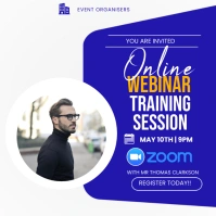 online webinar instagram post template