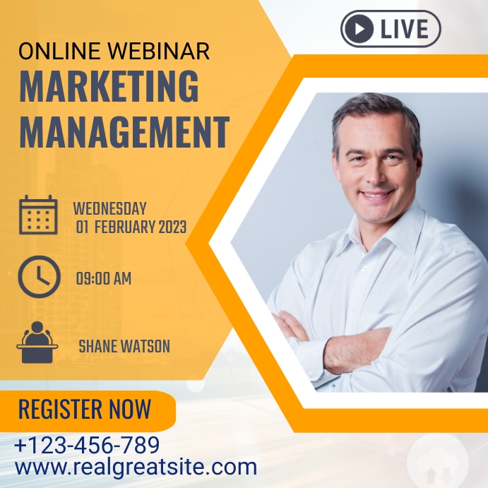 online webinar Instagram template PosterMyWall