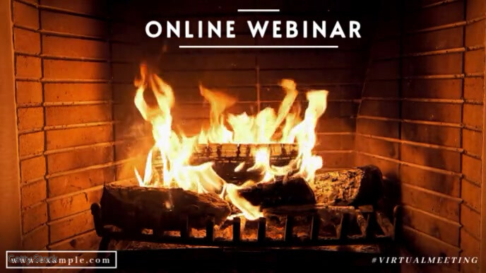 Online Webinar Presentation | Zoom Video Template 演示(16:9)