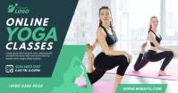 Online Yoga Classes Ad ภาพที่แชร์บน Facebook template