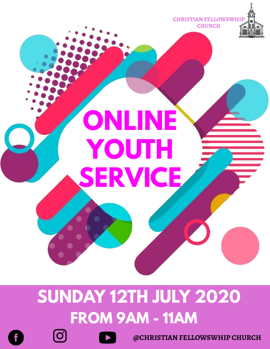 flyer youth service template letter 11in 5in