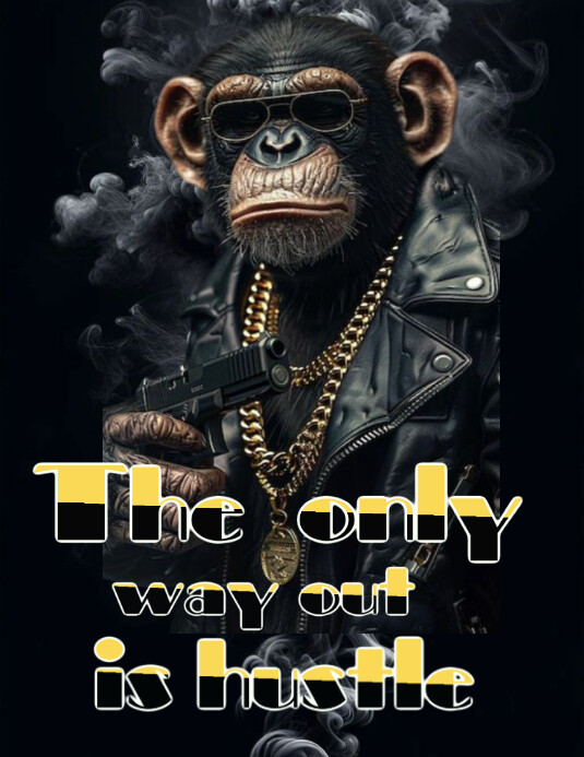 ONLY WAY OUT Flyer (US Letter) template