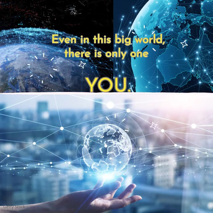 Only You In The World Message Instagram template