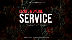 Nero Church Service Announcement Digitalt display Template