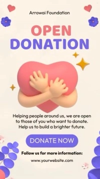 Open Donation template