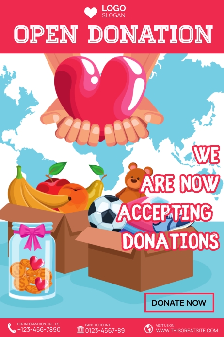 Sample Design Donation Donation Poster Ideas