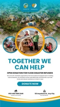 open donation template Instagram Reel