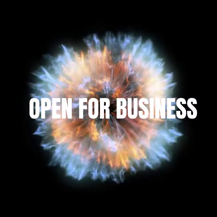 Copy of Open for Business | PosterMyWall