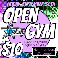 open gym Сообщение Instagram template