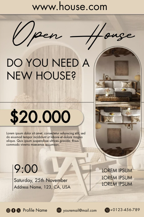 Open House Ads Template PosterMyWall