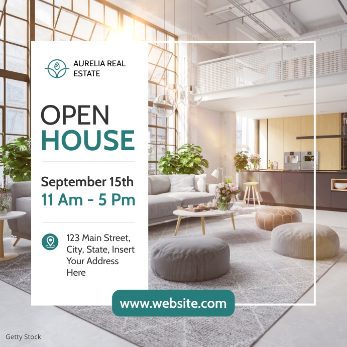 open house advertisement Template | PosterMyWall