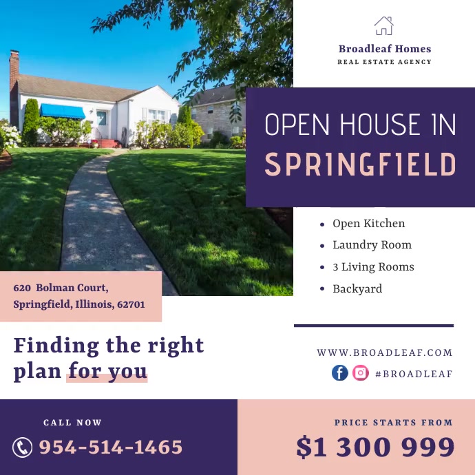 Open House Coming Soon Real Estate Ad Template PosterMyWall