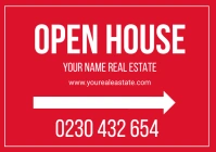 open house A4 template