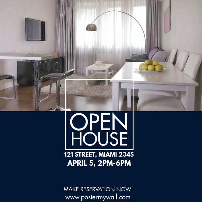 OPEN HOUSE Template | PosterMyWall