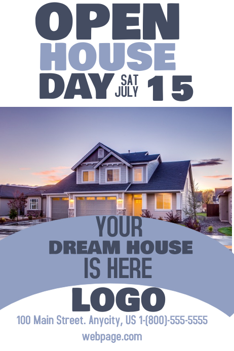 Open House Template PosterMyWall