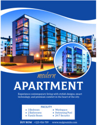 Open House  For Sale Flyer  Property Listing Volante (Carta US) template