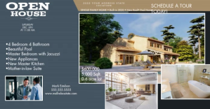 Turkis Open House Facebook Shared Image Template