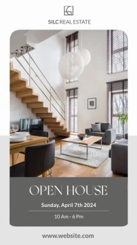 open house instagram story minimal advertisem template