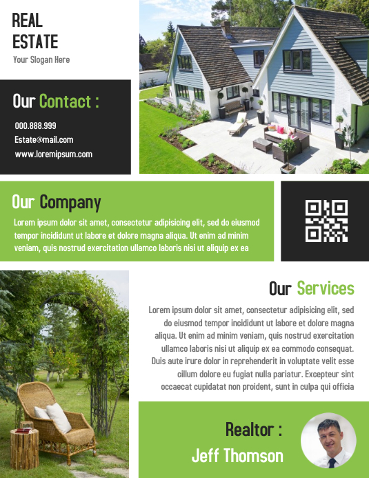Open House Property Flyer Real Estate Poster Template | PosterMyWall