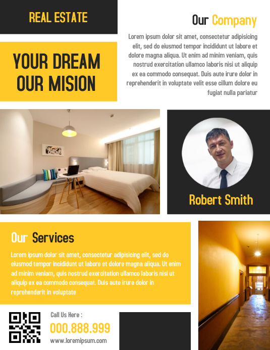 Open House Property Flyer Real Estate Poster Template | PosterMyWall