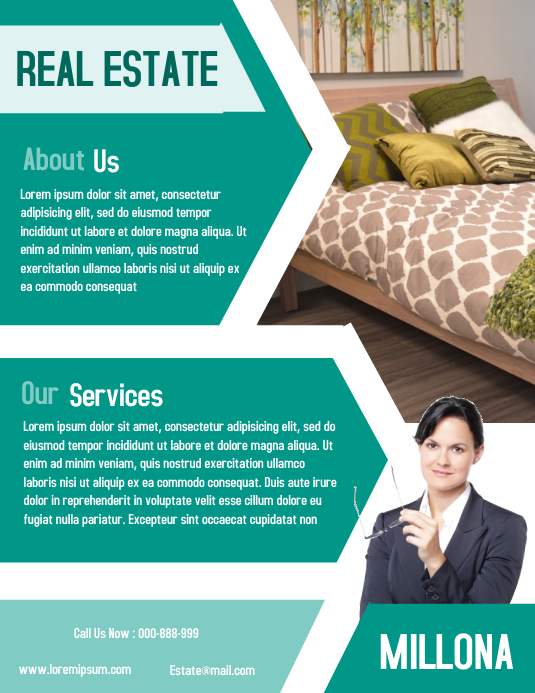 Open House Property Flyer Real Estate Poster Template | PosterMyWall